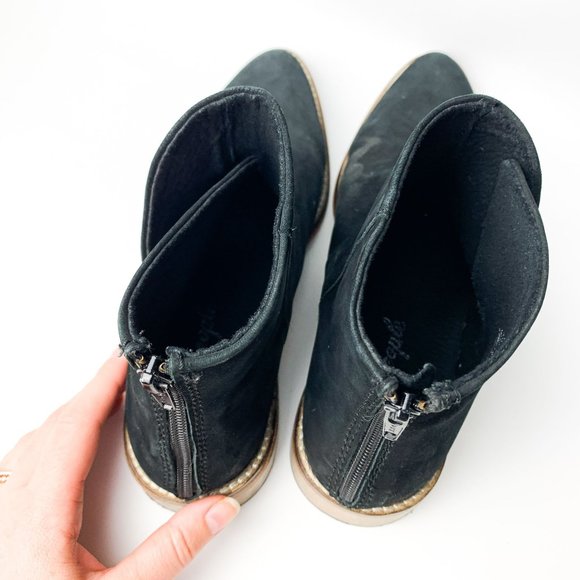 Free People black century ankle flat bootie 41 - Picture 8 of 9